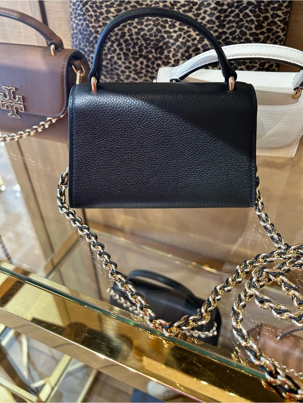 Tory Burch Britten mini Top-Handle Crossbody with Gold Logo pick own color new